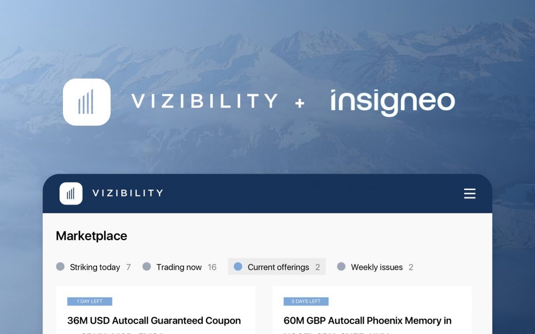 Insigneo partners with Vizibility to launch a digital solution for Structured Products